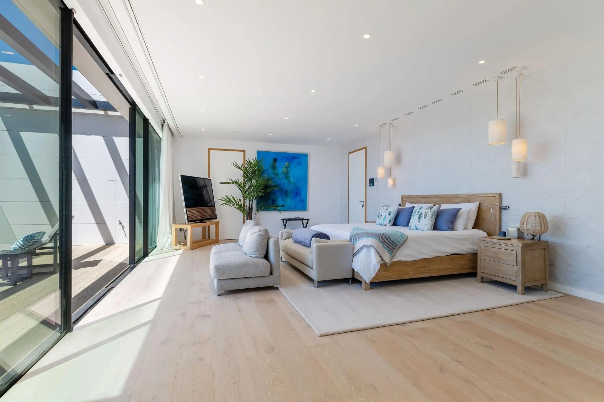 Villa de lujo con espectaculares vistas al mar en Puerto de Andratx, con casa de invitados