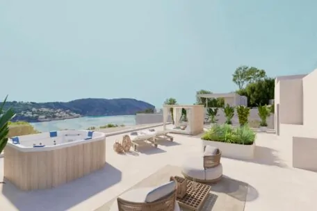 Exclusiva villa de lujo con vistas al mar en Camp de Mar.