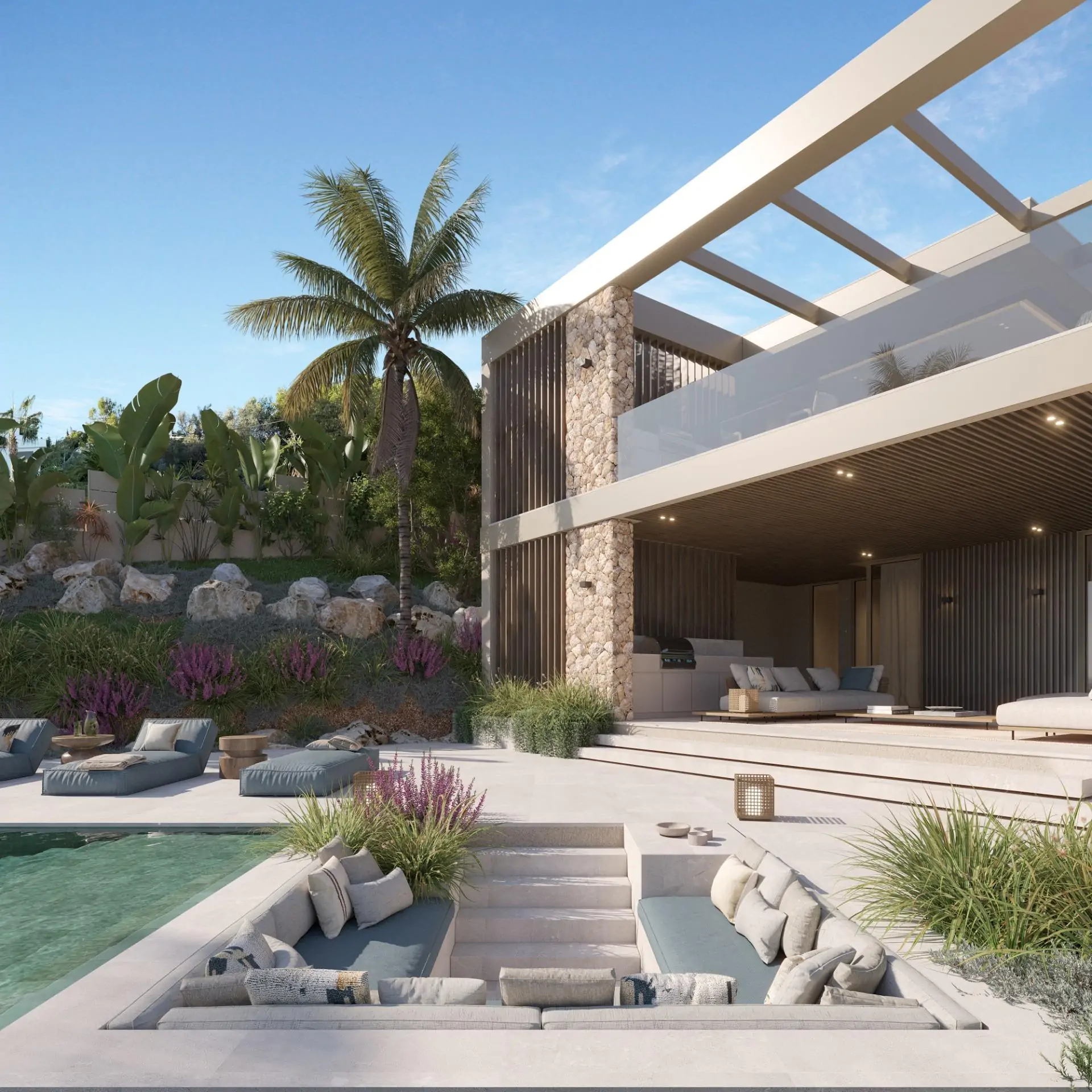 Magnifica villa de nueva construcci&oacute;n en Costa den Blanes con fant&aacute;sticas vistas  al mar.