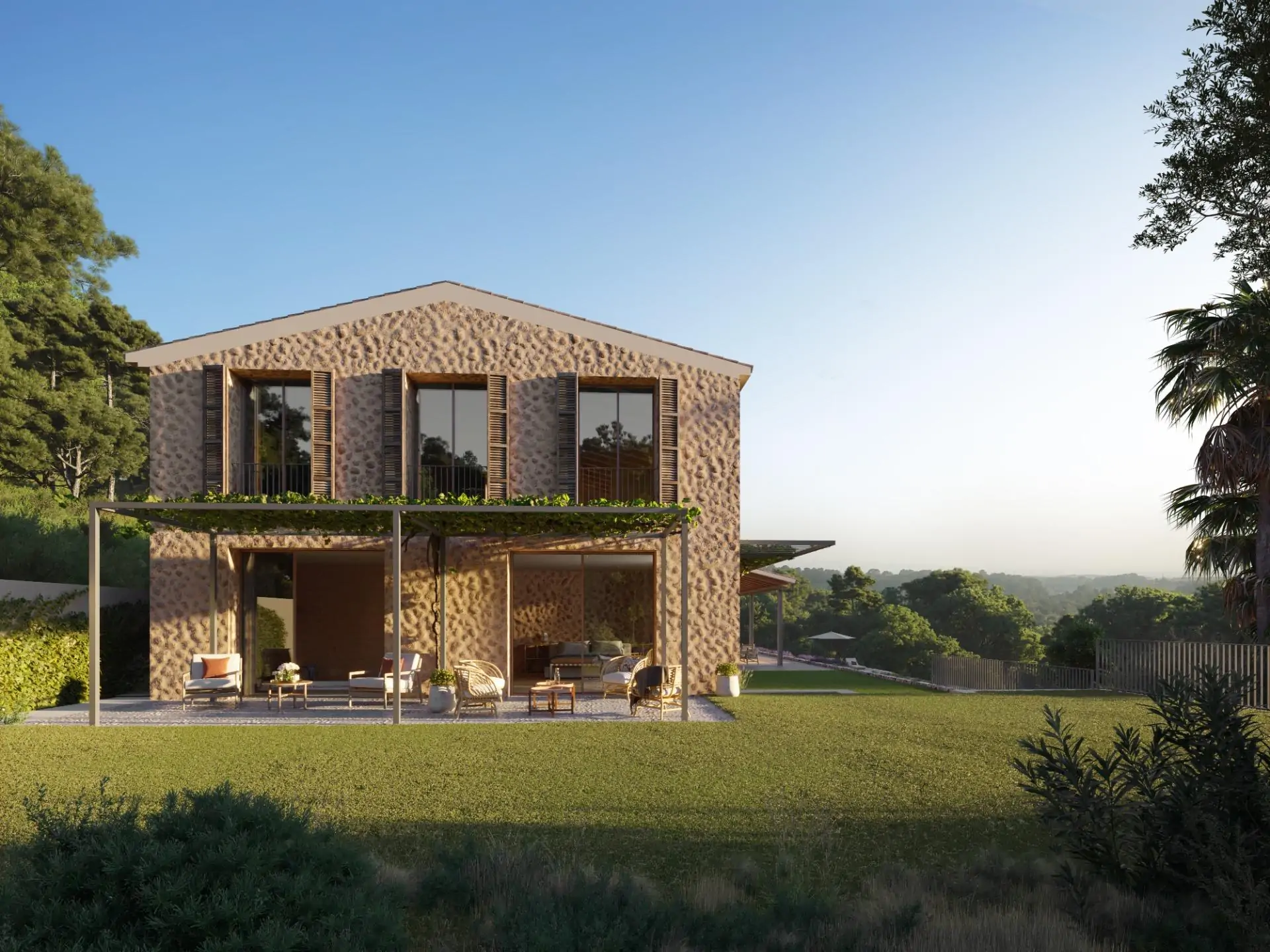 Preciosa casa de campo de nueva construcci&oacute;n cerca de Santa Mar&iacute;a.