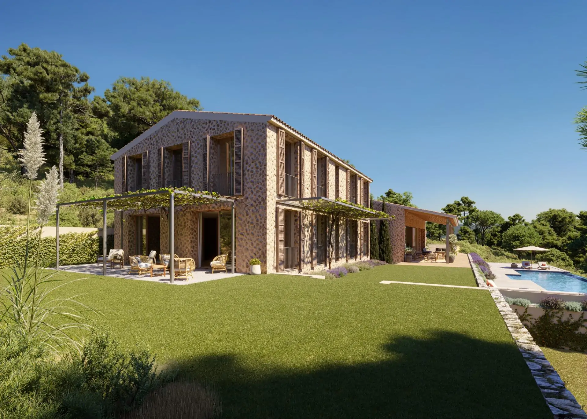 Preciosa casa de campo de nueva construcci&oacute;n cerca de Santa Mar&iacute;a.