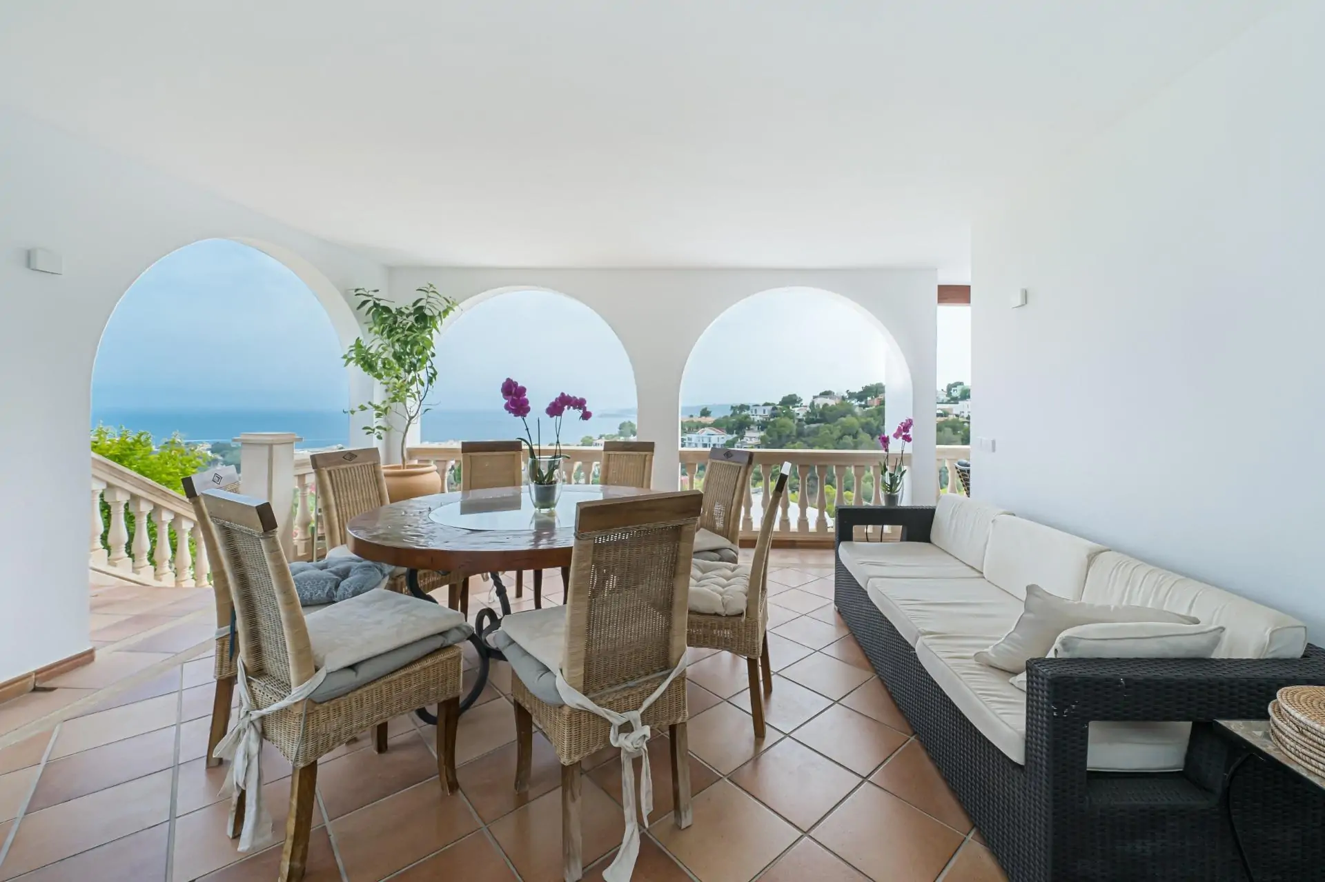 Villa en Costa d’en Blanes con impresionantes vistas al mar.