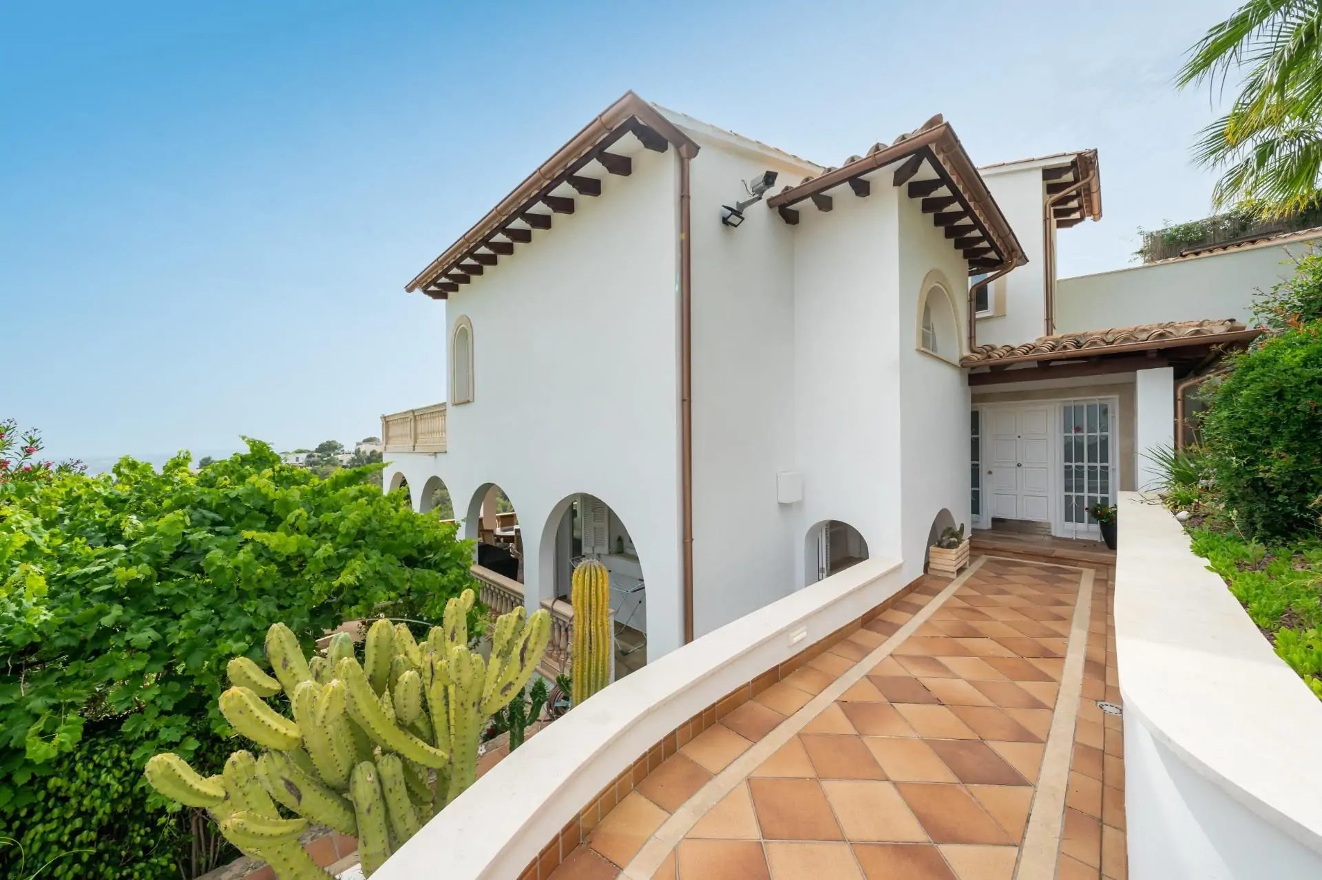 Villa en Costa d’en Blanes con impresionantes vistas al mar.