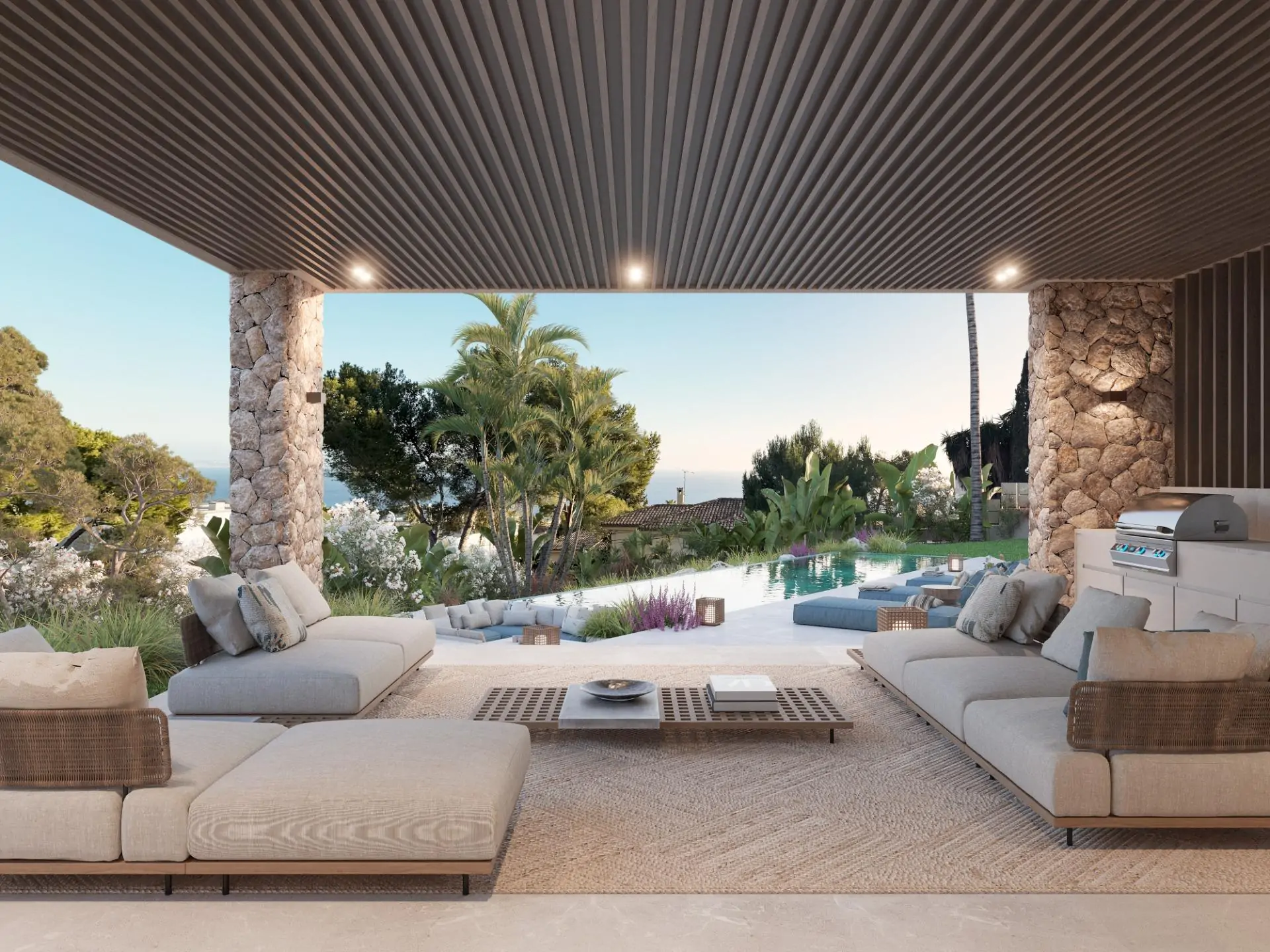 Magnifica villa de nueva construcci&oacute;n en Costa den Blanes con fant&aacute;sticas vistas  al mar.