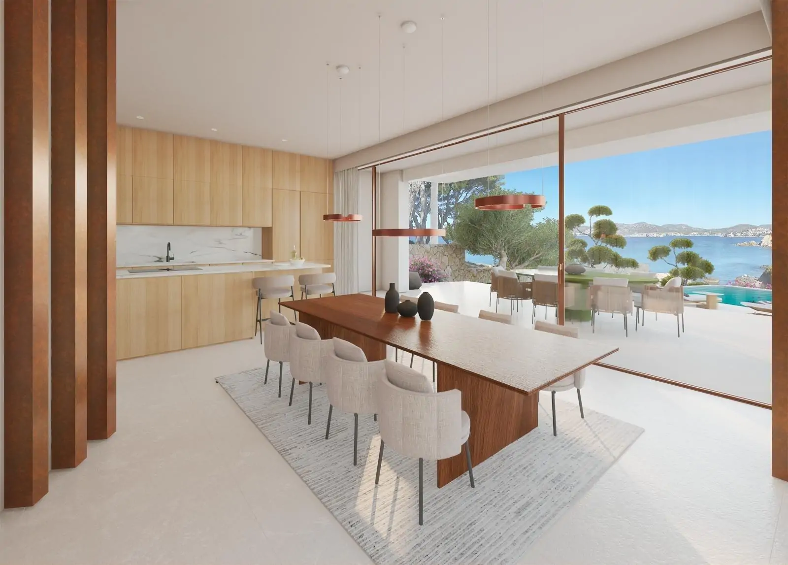 Exclusiva Propiedad de nueva construcción con vistas al mar en Costa de la Calma.