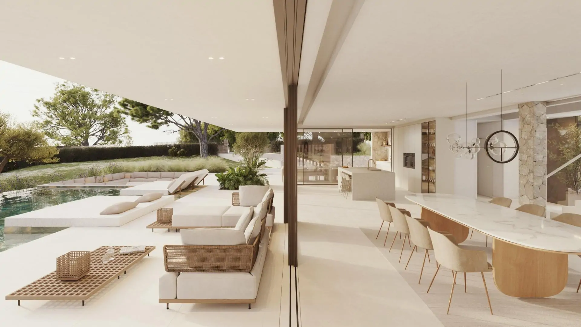 Exclusiva villa de obra nueva, minimalista y elegante en Sa Coma de Bunyola.