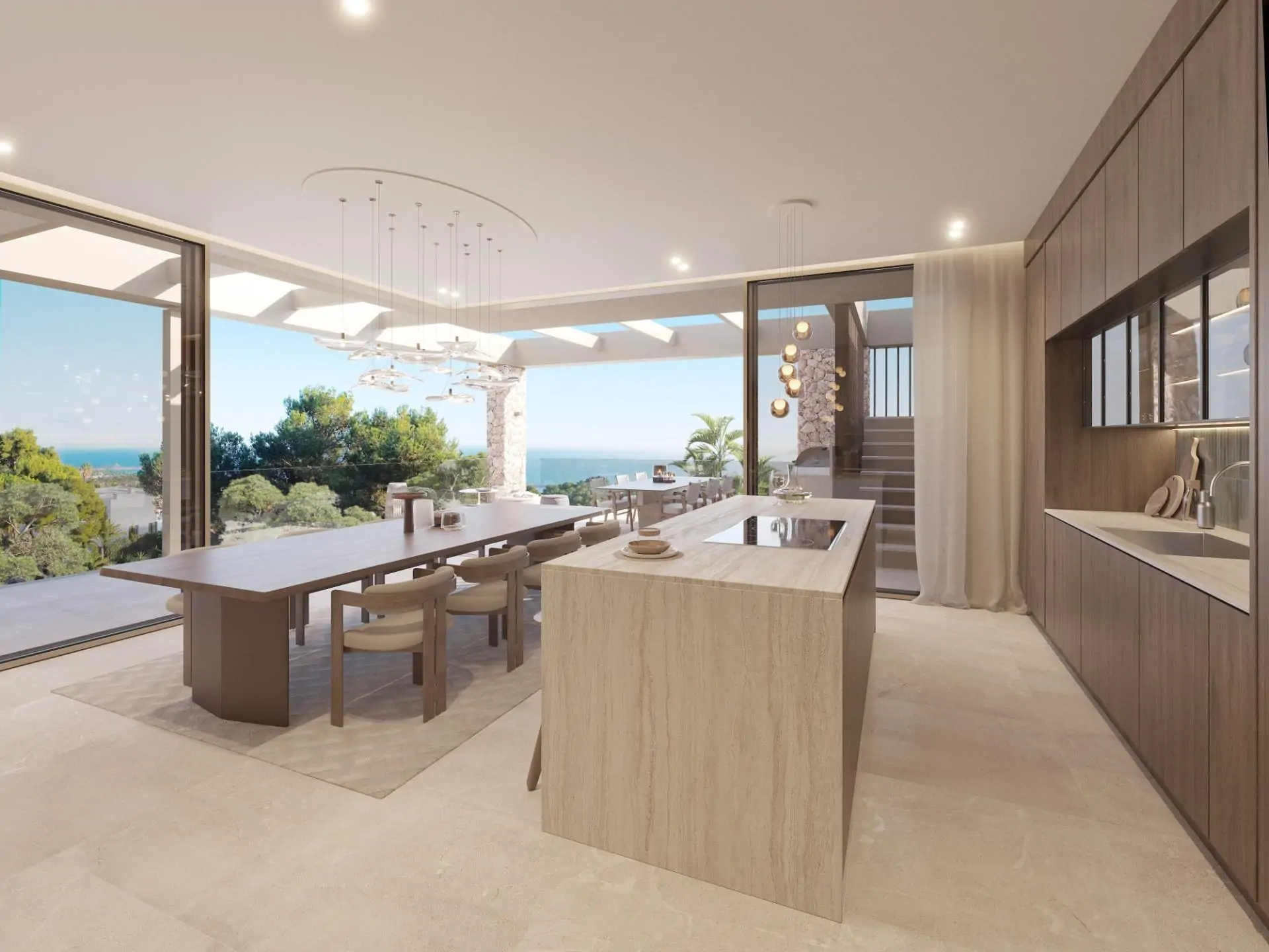 Magnifica villa de nueva construcci&oacute;n en Costa den Blanes con fant&aacute;sticas vistas  al mar.