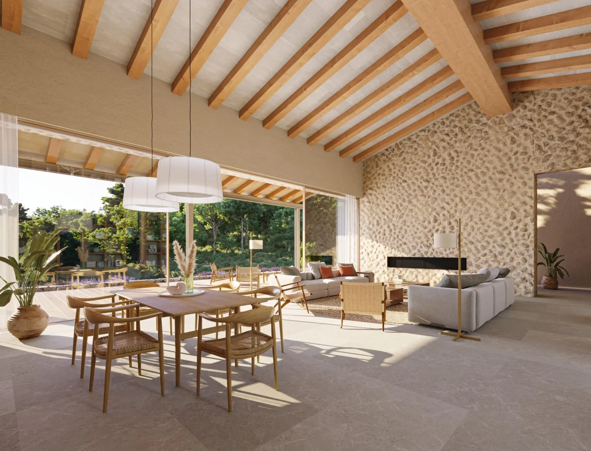 Preciosa casa de campo de nueva construcci&oacute;n cerca de Santa Mar&iacute;a.