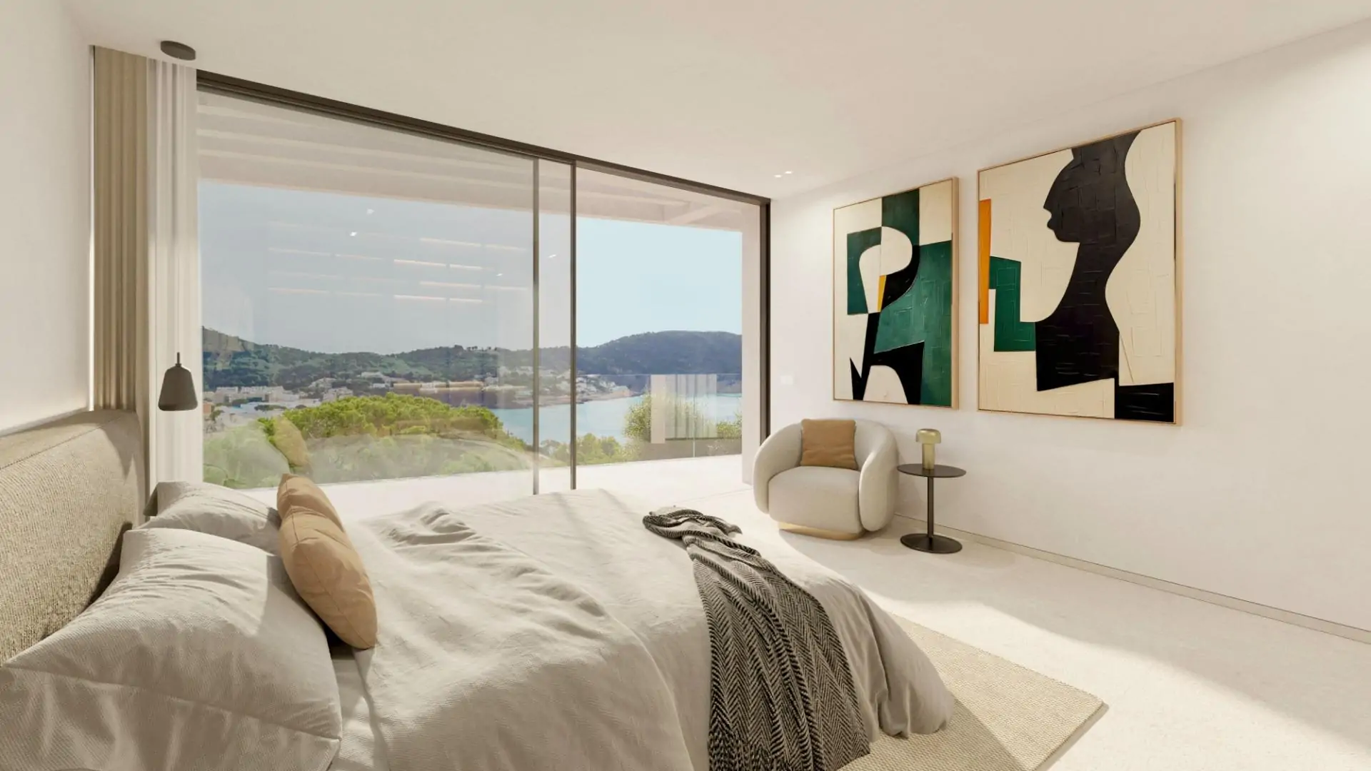 Exclusiva villa de lujo con vistas al mar en Camp de Mar.