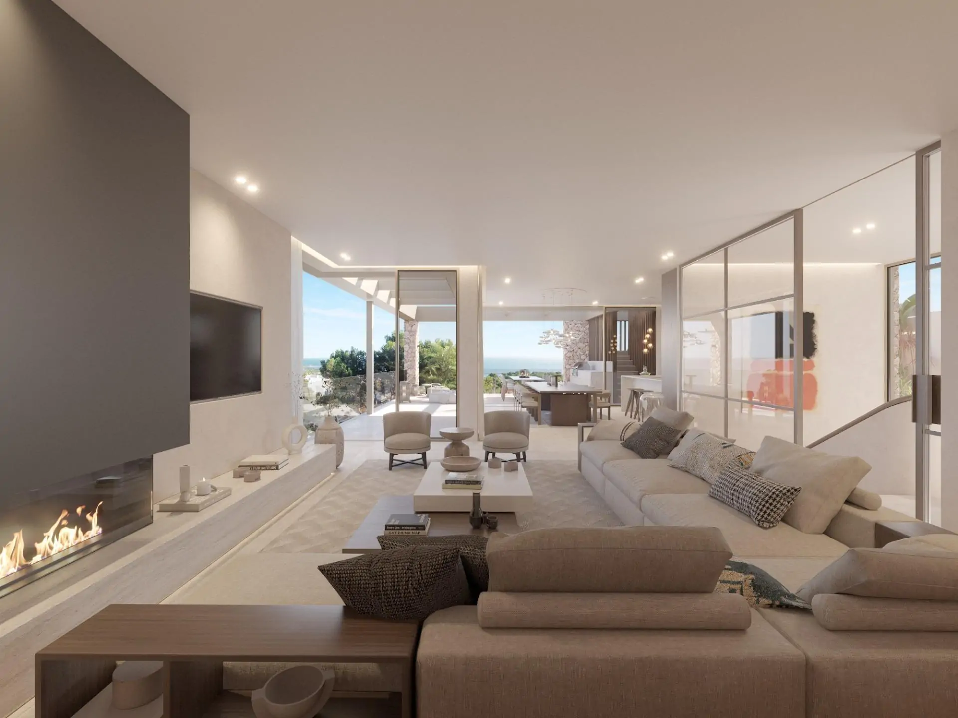 Magnifica villa de nueva construcci&oacute;n en Costa den Blanes con fant&aacute;sticas vistas  al mar.