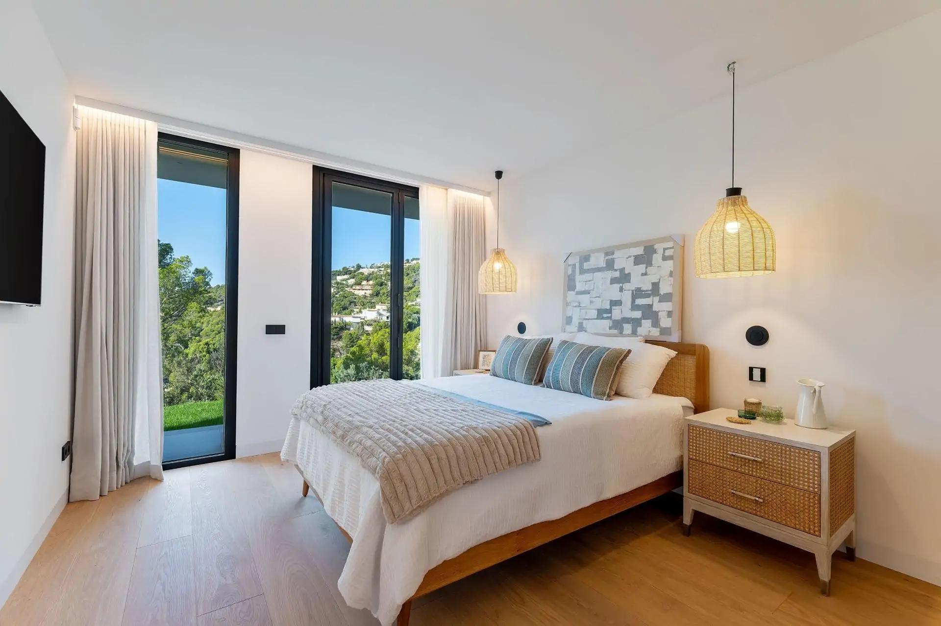 Lujosa villa moderna con vistas al puerto de Andratx y su exclusivo Club de Vela