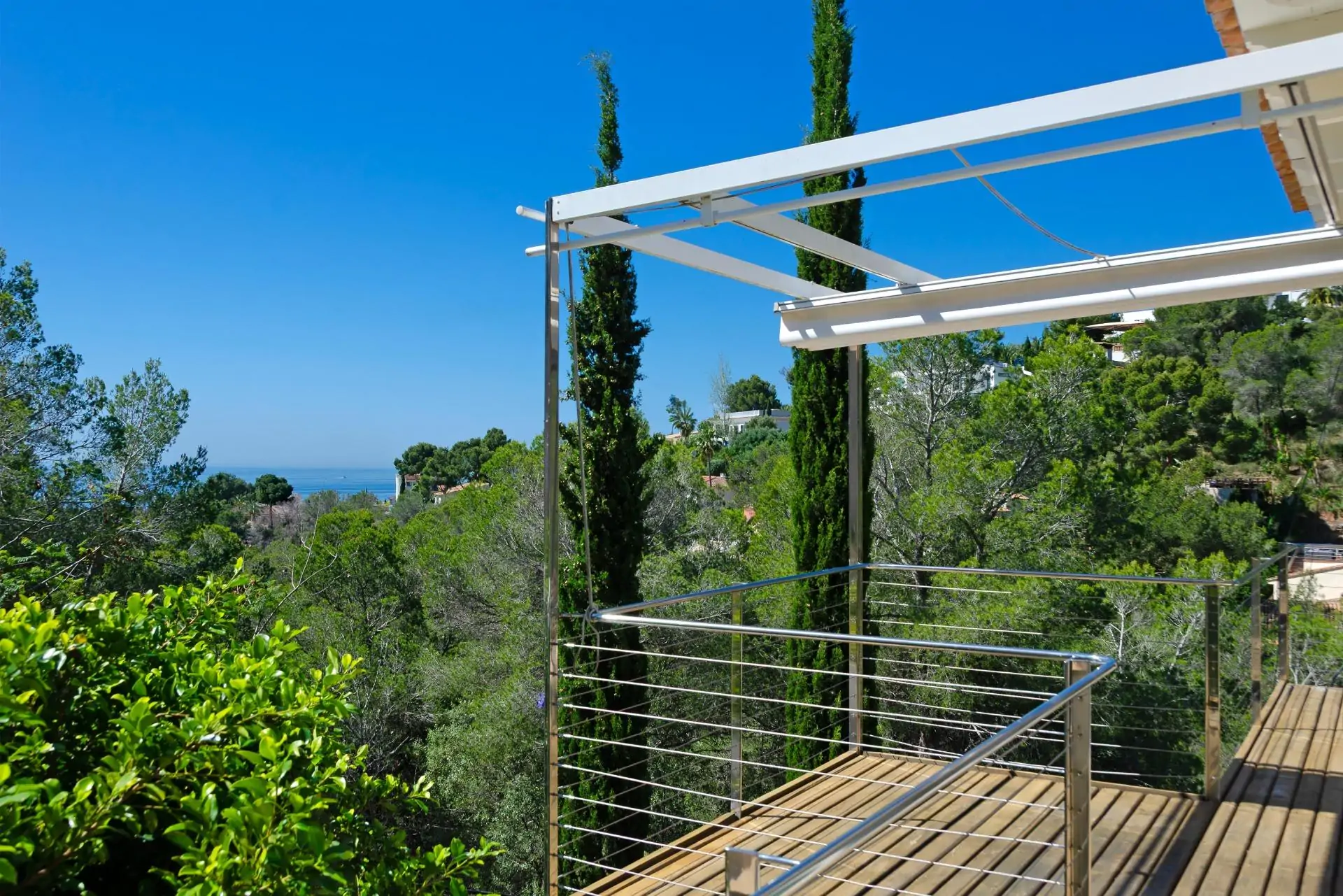 Atractiva villa mediterr&aacute;nea con vistas al mar en Costa d&rsquo;en Blanes