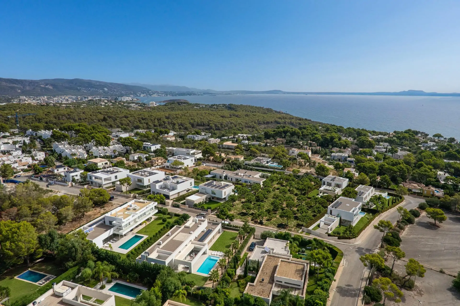 Fantástica propiedad de nueva construcción con vistas al mar en Solo de Mallorca