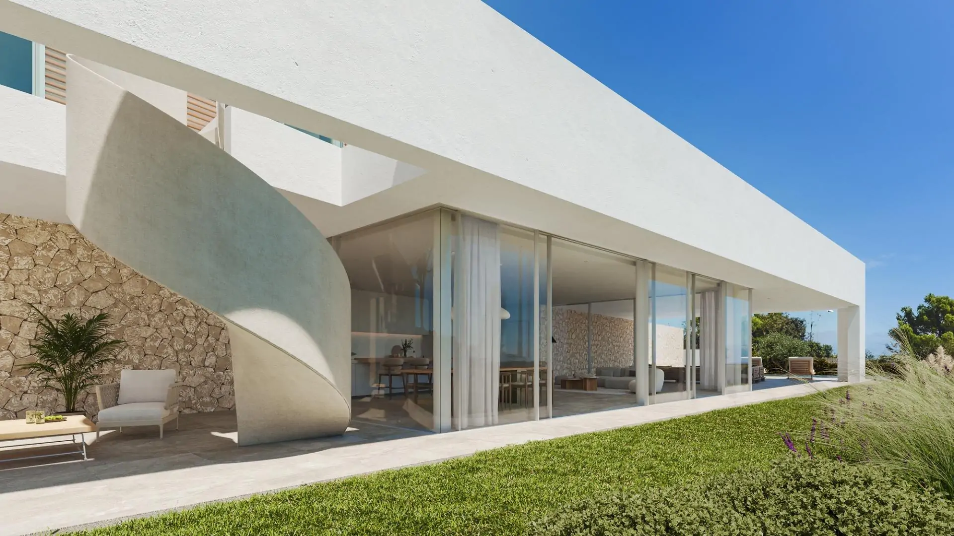 Fantástica propiedad de nueva construcción con vistas al mar en Solo de Mallorca