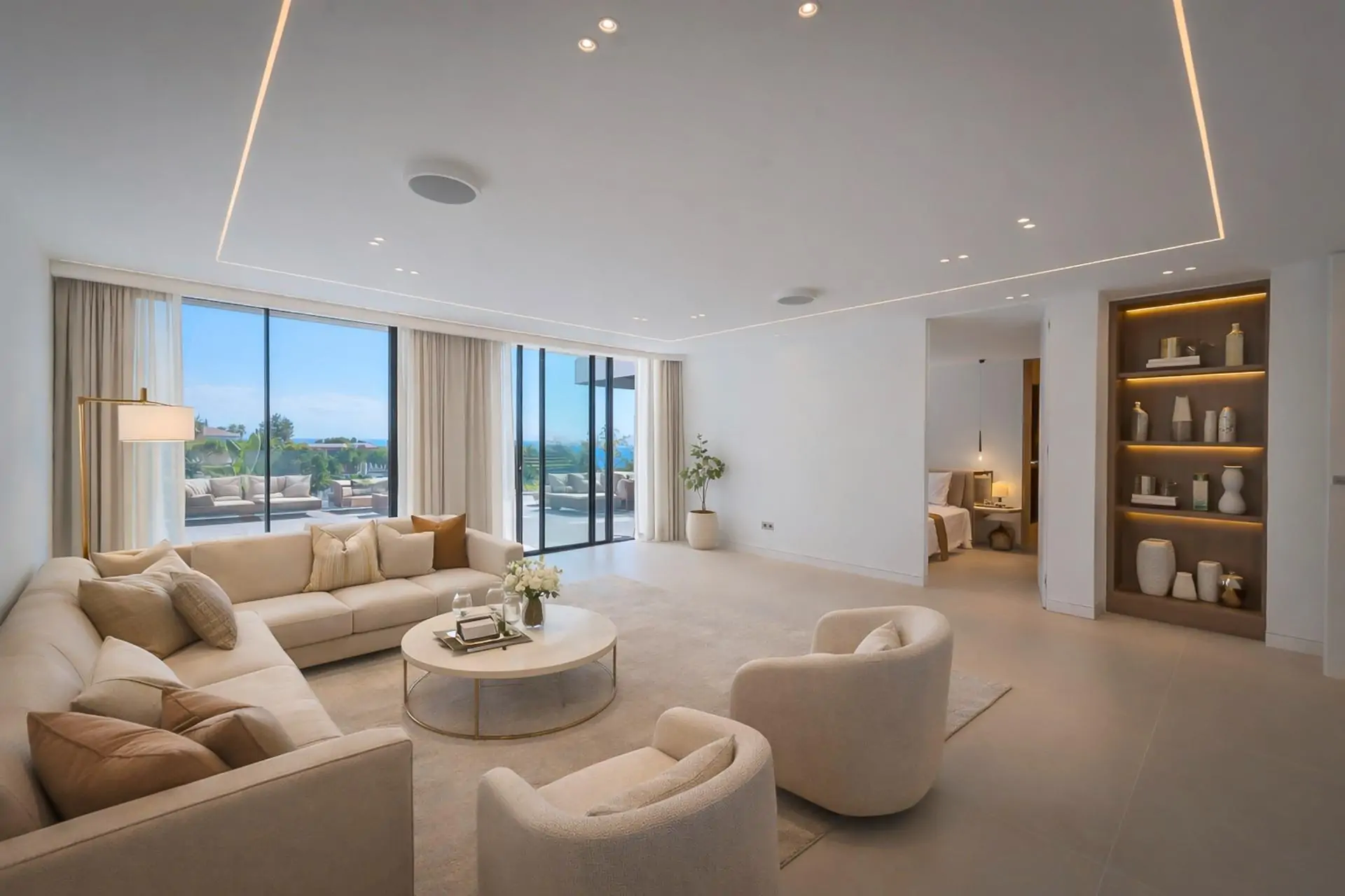 Villa contemporánea de lujo con vistas panorámicas al mar