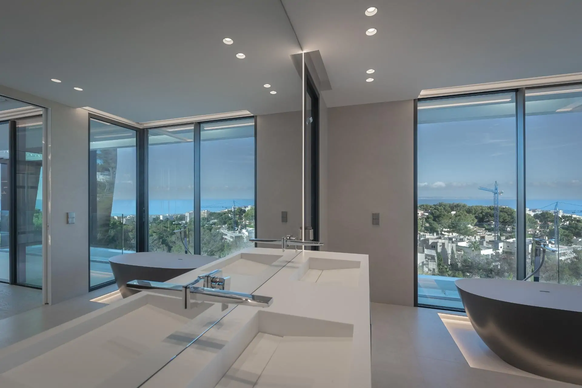 Villa contemporánea de lujo con vistas panorámicas al mar