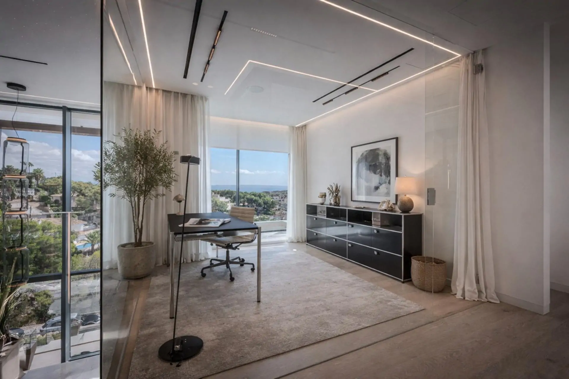 Villa contemporánea de lujo con vistas panorámicas al mar