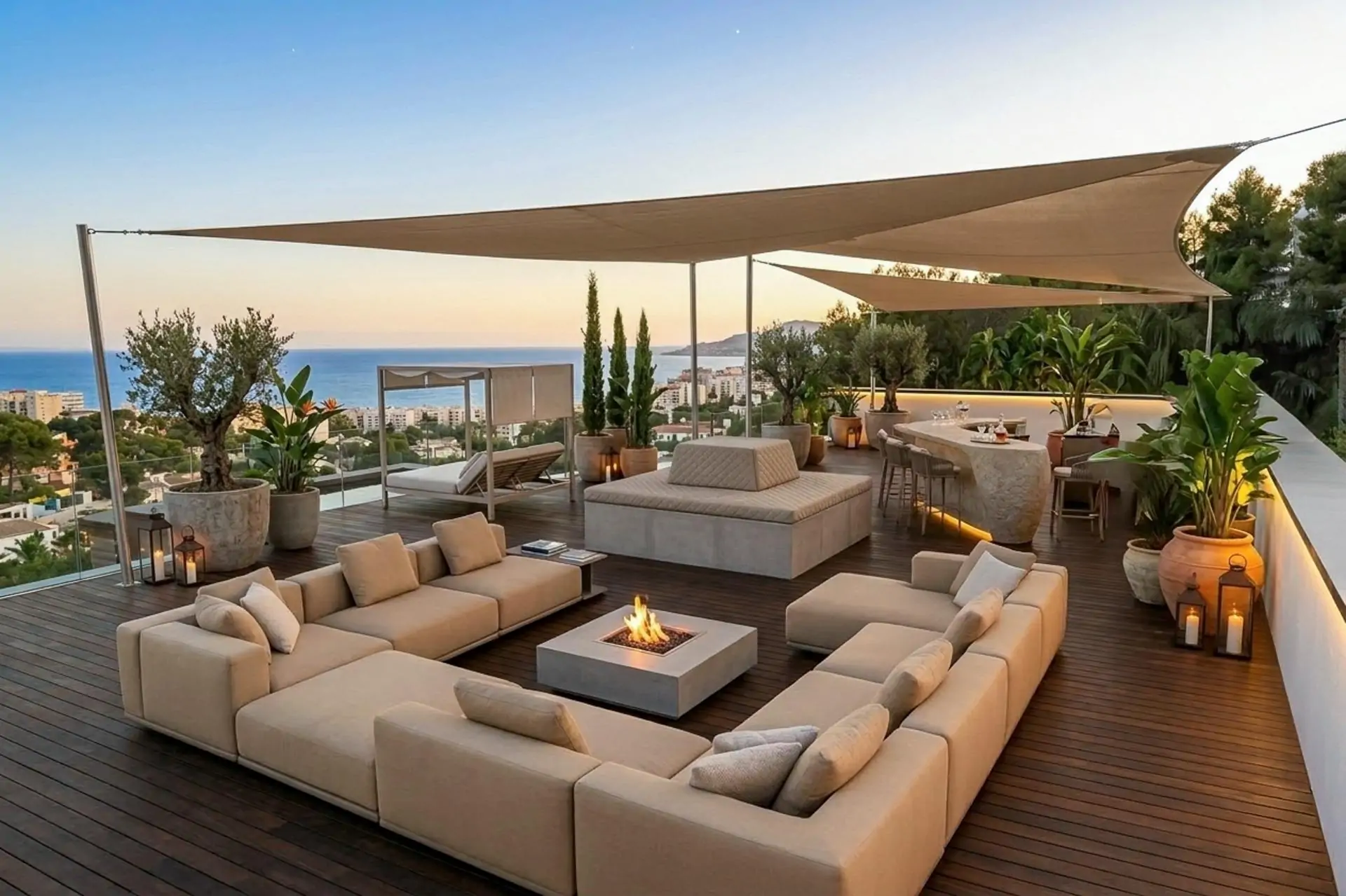 Villa contemporánea de lujo con vistas panorámicas al mar