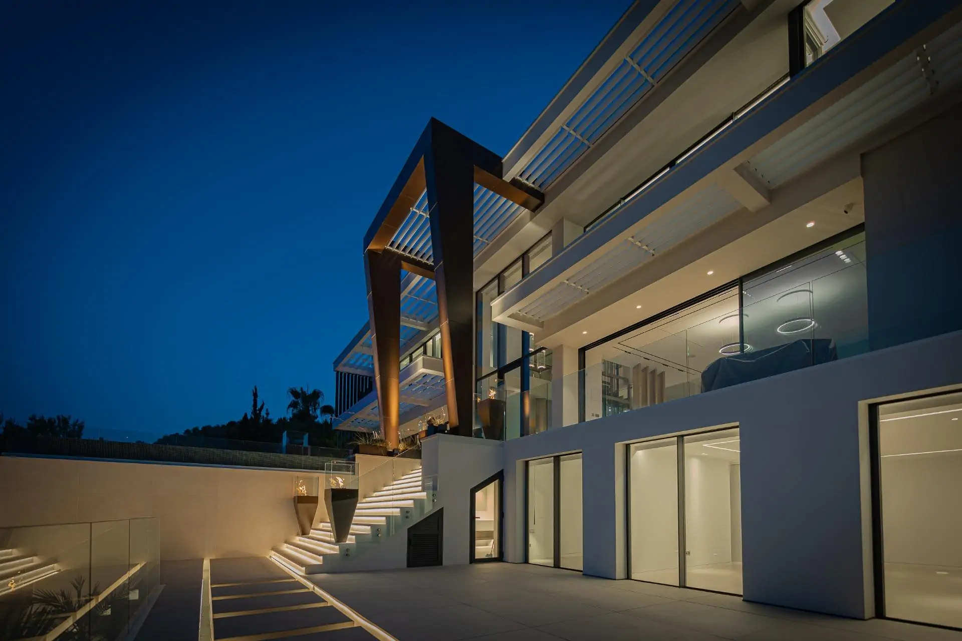 Villa contemporánea de lujo con vistas panorámicas al mar