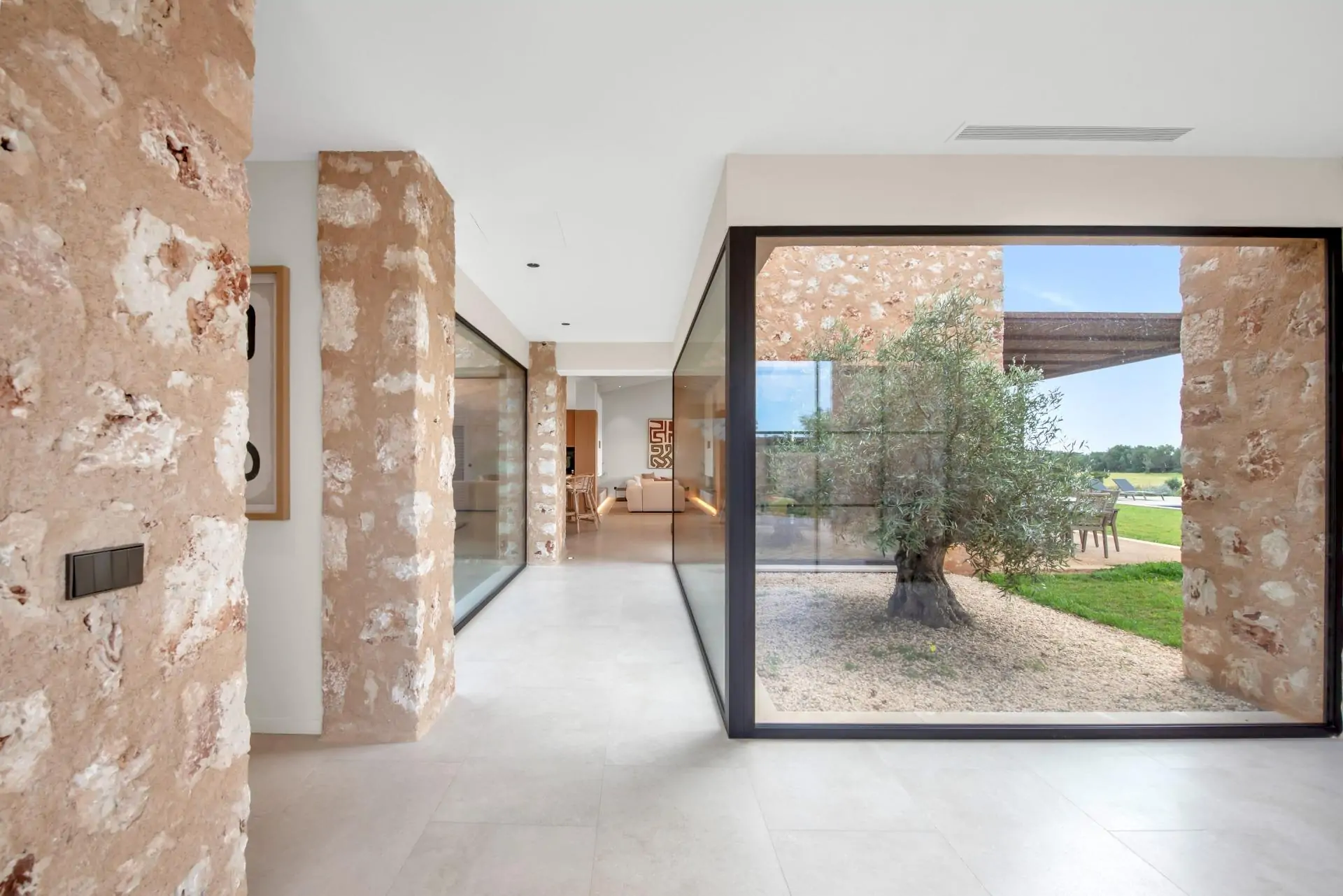 Elegante propiedad de nueva construcción en la zona de Sa Rápita y Estrenc.