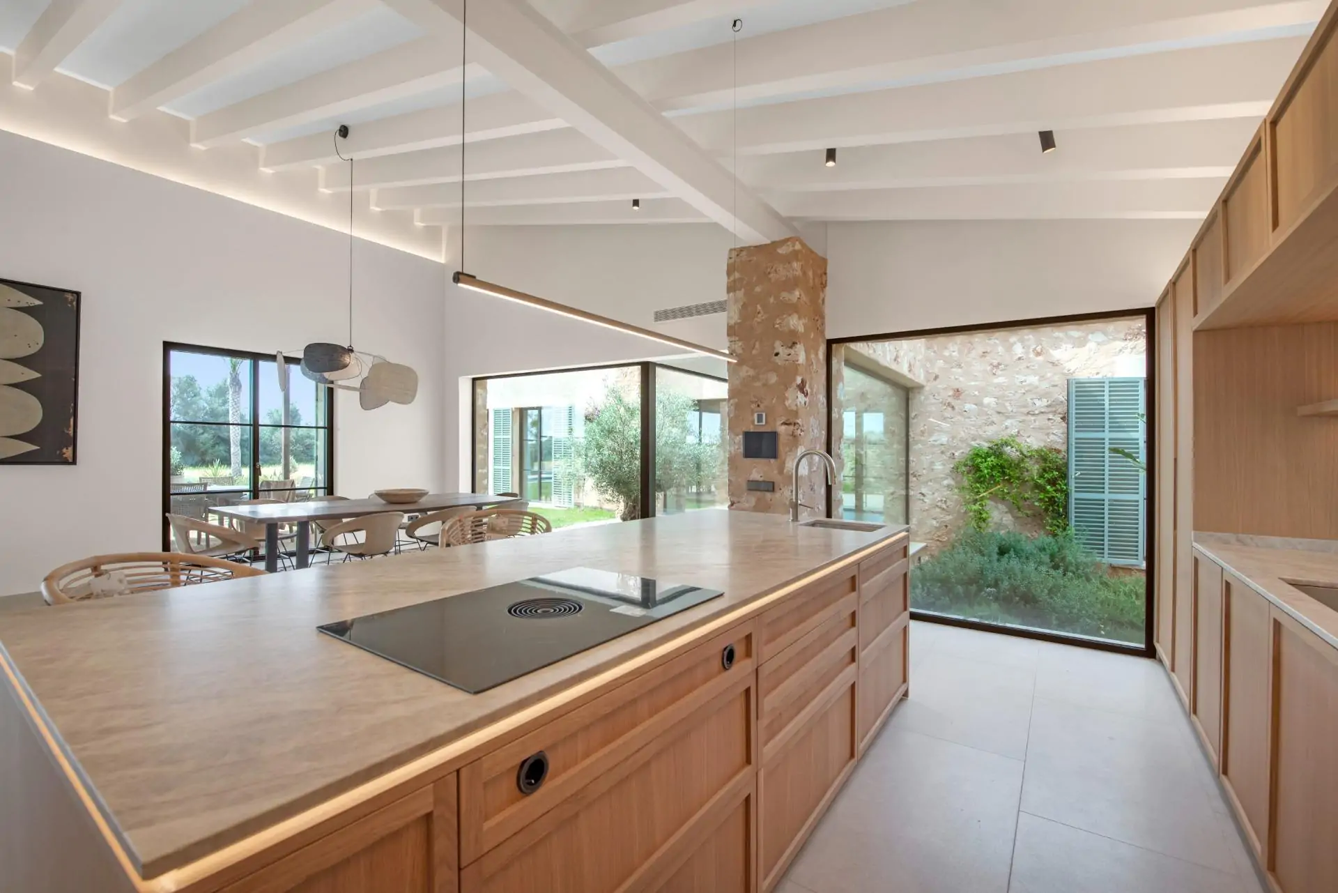 Elegante propiedad de nueva construcción en la zona de Sa Rápita y Estrenc.