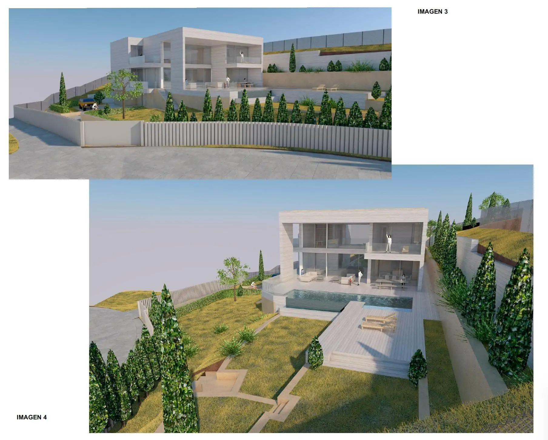 Solar en Son Vida con proyecto y licencia solicitada para villa de lujo