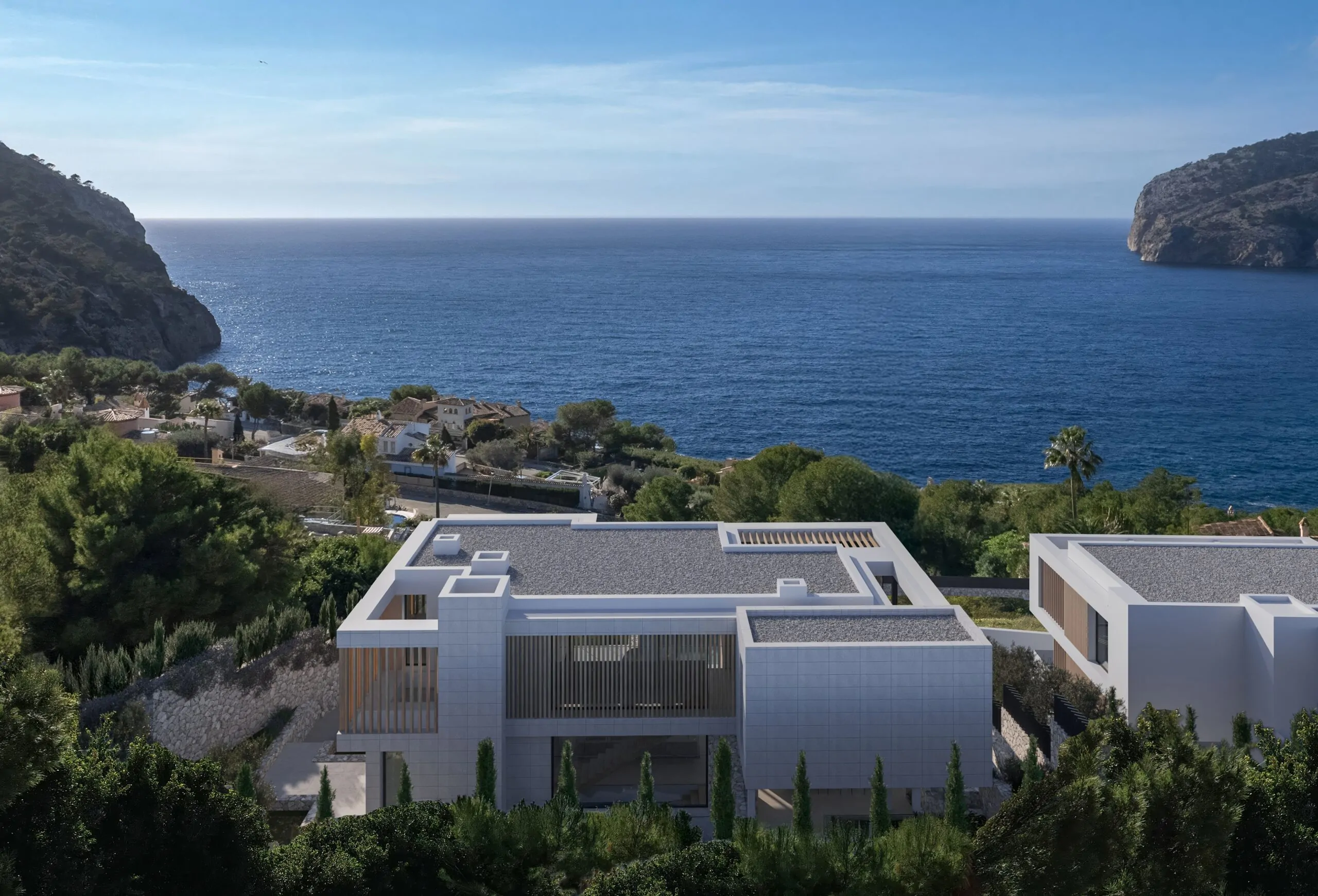 Exclusiva villa de nueva construcci&oacute;n con vistas panor&aacute;micas al mar