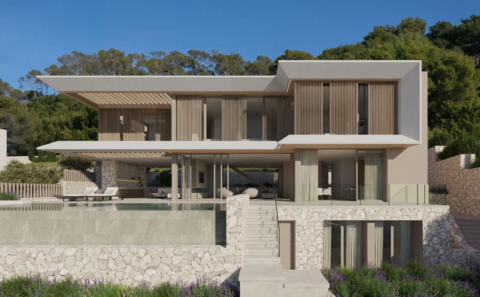 Exclusiva villa de nueva construcci&oacute;n con vistas panor&aacute;micas al mar