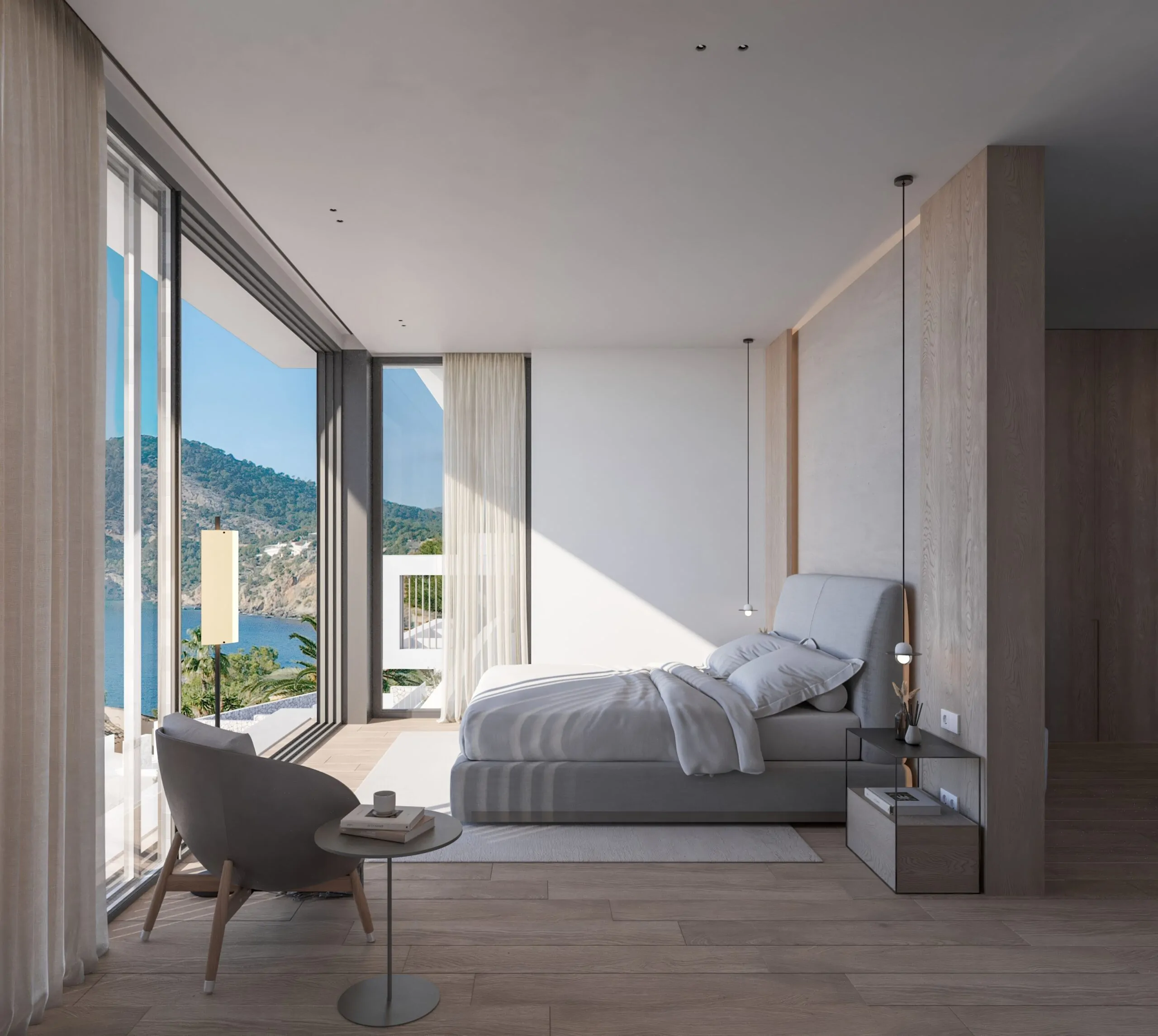 Exclusiva villa de nueva construcci&oacute;n con vistas panor&aacute;micas al mar