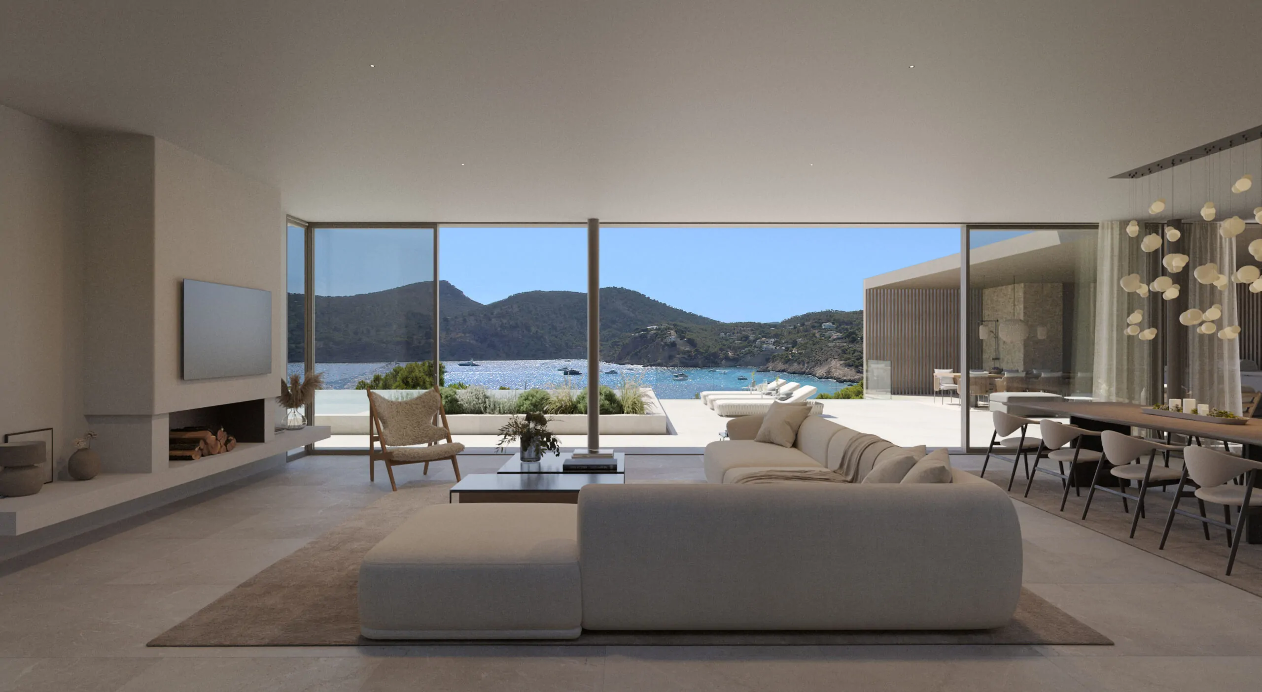 Parcela con vistas al mar y propuesta de villa contemporánea